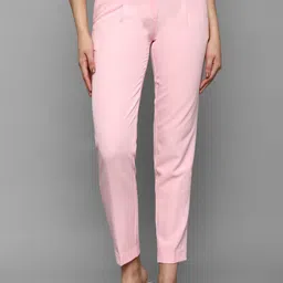 Allen Solly Woman Women Pink Cropped Trouser-image-24