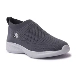 Killer Men Grey Woven Design Slip-On Sneakers image 4