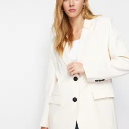 Trendyol Notched Lapel Single-breasted Casual Blazer image 3