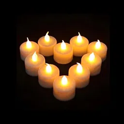 pleasing forest AN_(A_17)_LED Tealight_Yellow_Pack Of -6 Candle image 3