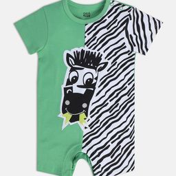MINI KLUB Infant Boys Printed Pure Cotton Rompers-picture-16