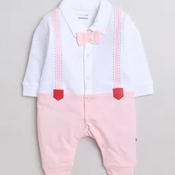 BUMZEE Infants Girls Full Sleeves Cotton Rompers image 2