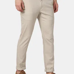 Blackberrys TechPro Men Textured Mid-Rise Slim Fit Regular Trouser image 2