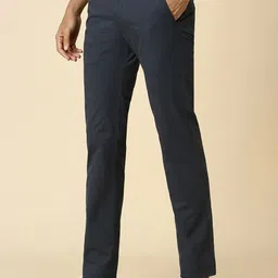 Allen Solly Men Slim Fit Mid-Rise Cotton Regular Trousers image 2
