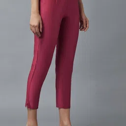 WISHFUL Women Red Trousers image 2