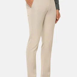 Blackberrys Men Phoenix Fit Slim Fit Easy Wash Mid Rise Formal Trousers image 2