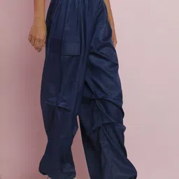 Stylecast X Kotty Women Relaxed High-Rise Easy Wash Trousers image 2