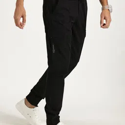RAVINIK Men Smart High-Rise Cargos Trousers image 4