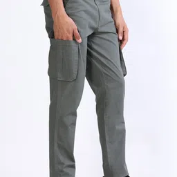 Tailoraedge Men Tailored Mid-Rise Cargos image 4