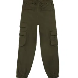 Gini and Jony Boys Elasticated Cotton Cargos Trouser image 2