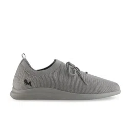 NEEMANS Unisex Grey Re-Live Knit Sneakers image 2