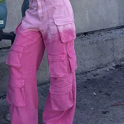 LULU & SKY Women Straight Fit Pure Cotton Low-Rise Trousers image 3