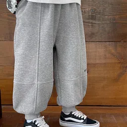 LULU & SKY Boys Tapered Fit High-Rise Trousers image 5