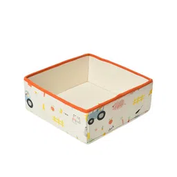 MiArcus Kids Cream-Colored Printed Cotton Organisers image 2