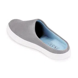 FAUSTO Men Grey Slip-On Sneakers image 3