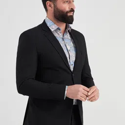 MR BUTTON Men Single-Breasted Slim-Fit Blazer image 4