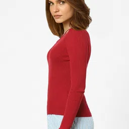 Vero Moda Women Red Pullover image 3
