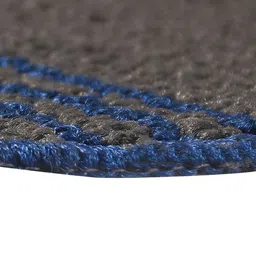 Saral Home Power Runner Grey & Blue Self-Design Antiskid Runner image 4