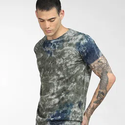 Jack & Jones Men Green Printed Pullover image 2