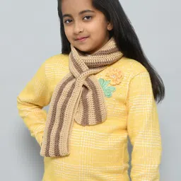 FUNKRAFTS Girls Patterned Woolen Winter Muffler image 3