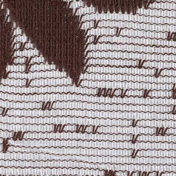 Dakshya Industries Brown & White Self Design Pure Cotton 2-Seater Table Cover image 3