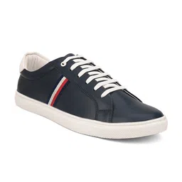 Mast & Harbour Men Navy Blue PU Sneakers image 5