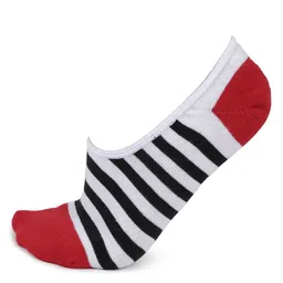 Alvaro Castagnino Men Multi Colored Pack Of 3 Stripped Shoe Liners image 2