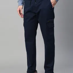 GENIPS Men Cotton Stretchable Cargos Trousers image 2