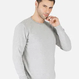 JoE Hazel Men Grey Pullover Sweater image 2