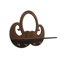 RANDOM Coffee Brown 4 Hooks Key Holders image 3