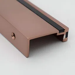 Rab Copper Toned Glossy Aluminium Finish Drawer Handle image 2