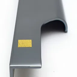 Rab Grey Glossy Finished Aluminium Drawer Handle image 3