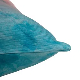 ZEBA Blue & Pink Digital Print Rectangle Cushion Cover image 3