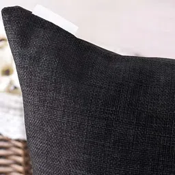 CASA-NEST Black Set of 5 Square Cushion Covers image 3