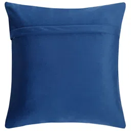 HOSTA HOMES Blue & Gold Set of 2 Ethnic Motifs Velvet Square Cushion Covers image 2