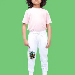 NUSYL Boys Graphic Printed Cotton Joggers image 3