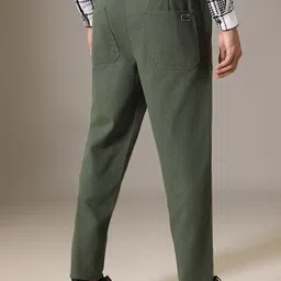 Banana Club Men Relaxed Mid-Rise Regular Fit Trousers image 3
