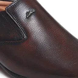 Zoom Shoes Men Square Toe Leather Formal Slip-On Shoes image 3