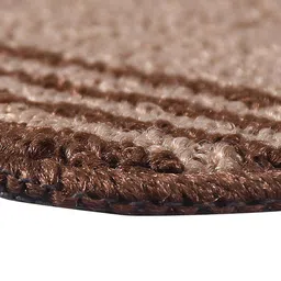 Saral Home Power Runner Beige & Brown Striped Antiskid Runner image 3