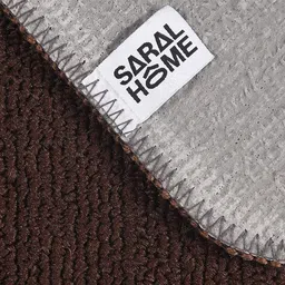 Saral Home Power Runner Brown Striped Antiskid Runner image 5