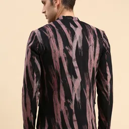 SHOWOFF Printed Slim-Fit Single Breasted Blazer image 4