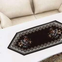 LooMantha Brown & White Floral Printed Pure Cotton Runner image 2