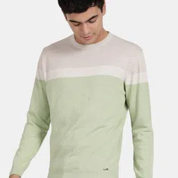 t-base Colourblocked Cotton Pullover image 3