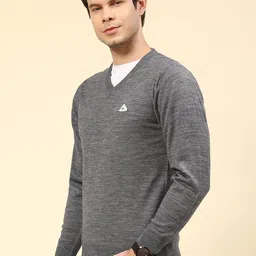 Monte Carlo Long Sleeves V-Neck Woollen Pullover image 3