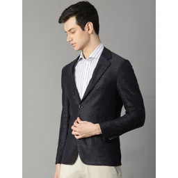 Bruun & Stengade Navy Blue Notched Lapel Blazers image 2
