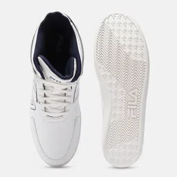 FILA Men White High Top Carmelo Sneakers image 4