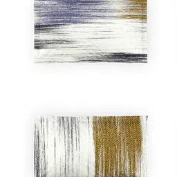 DDecor Purple & Cream-Coloured Abstract Cotton 210 TC King Bedsheet with 2 Pillow Covers image 4