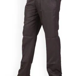 Sam and Jack Men Brown & Beige  Pack of 2 Smart Chambray Trousers image 2