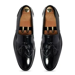 GRIFFIN Men Perforated Fringes Tassel Formal Brogues image 2