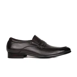 Cobblerz Men Round Toe Leather Slip-On Formal Loafers image 3